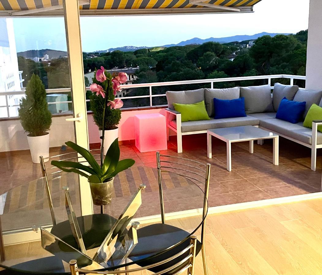 Ferienwohnung Modern Penthouse With Big Terrace Castell-Platja d’Aro Exterior foto
