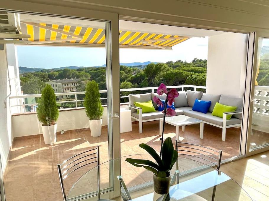 Ferienwohnung Modern Penthouse With Big Terrace Castell-Platja d’Aro Exterior foto